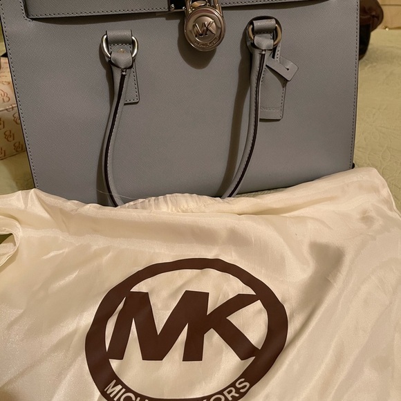 MICHAEL KORS HAMILTON DUSTY BLUE + Dustbag - Picture 6 of 7